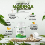 Organic Moringa Tablets for Helps Digestion, Weight Management, Immunity & Bone Health – 180 Natural Herbal Tablets - Image 2