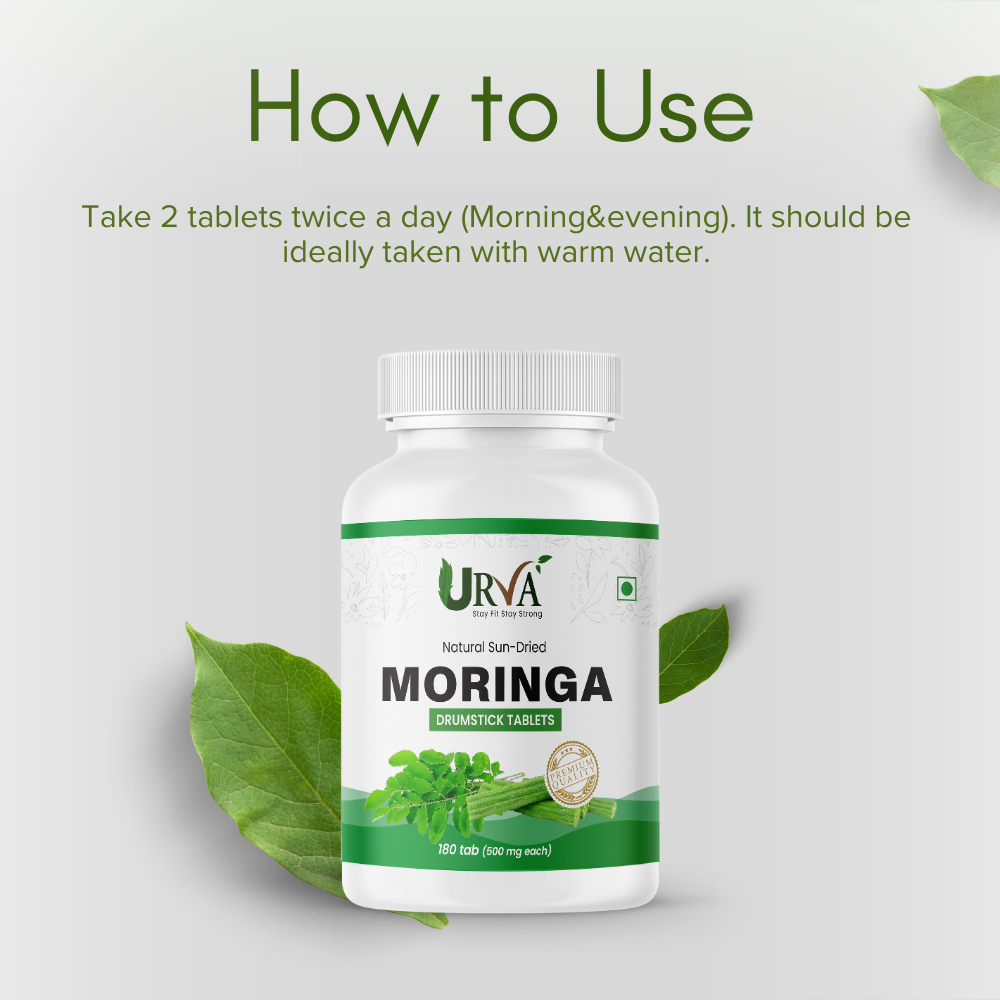 4 Organic Moringa Tablets for Helps Digestion, Weight Management, Immunity & Bone Health – 180 Natural Herbal Tablets - Image 4