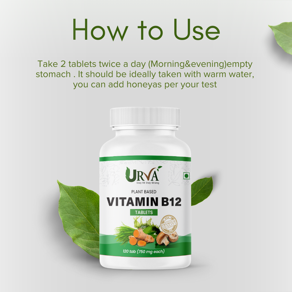 5 Plant-Based Vitamin B12 Tablets | Support Increased B12 Levels, Immunity Boost | 120 tablets - Image 5